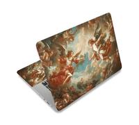 PLIGREAT 15 Inch Retro Laptop Skin Stickers Cutable Universal Size Fits 12" 13" 13.3" 14" Laptop Removable Waterproof Notebook Art Decals PC Protector Cover Sticker, Christian Angels