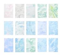 PLIGREAT 180 Sheets Blue Green Scrapbook Paper Assorted Set Handmade Craft Paper for DIY Art Projects Scrapbooking Card Journal Embellishments, 14.3*9.3cm