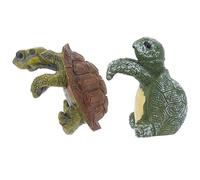 PLIGREAT 2 Pcs Tortoise Figurine Plant Pot Hanger, Resin Flower Pots Decoration Pot Climbing Sculpture Outdoor Statues Ornaments Décor for Gothic Art Patio Lawn Yard House Outdoor and Garden, 2 Styles