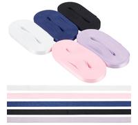 PLIGREAT 27 Yards Bra Elastic Strap, Polyester Elastic Bra Band Replacement Bra Cover Band for Sewing Bra Straps Lingerie Shoulder Strap Making 0.39 Inch Underwire Casing Elastic Band for DIY Project