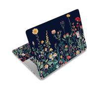PLIGREAT 3 Pcs Laptop Skin Stickers Vinyl Decals for PC Notebook Laptops Keyboard Cover Laptop Case Protector Films Decorative Laptop Sticker Waterproof Removable Green Plants Flowers Laptop Decals