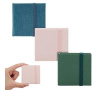 PLIGREAT 3 Pcs Mini Watercolor Sketchbook 2.4 x 2.4 Inch, 300g Portable Square Pure Color Small Watercolor Sketchbook 60 Pages Watercolor Textured Drawing Papers Travel Sketchbook Art Sketch Book