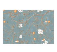 PLIGREAT 3 Sheets Vintage Branches Rub on Transfer for Craft and Furniture Classic Birds Rub on Transfer Stickers Apple Tree Transfer Decals for DIY Wood Drawer Cabinet Table Decoration, 15x30cm