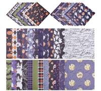 PLIGREAT Halloween Scrapbook Paper Pad Ghost Pumpkin Pattern Scrapbooking Supplies 36 Sheets Single Sided Cardstock Pads Decorative Craft Paper for Junk Journal Card Making Photo Album Decor,6X6 inch