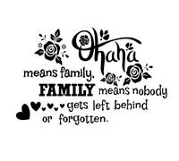 PLIGREAT Inspirational Quotes Wall Stickers Removable Peel and Stick Family Positive Word Wall Decals for Living Room Bedroom Sofa Background Photo Wall Decoration Home Indoor DIY Wall Art Decor