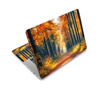 PLIGREAT Lifelike Forest Pattern Laptop Skin Stickers Cutable Universal Size Fits 12" 13" 13.3" 14" 15 Inch Laptop Creative Removable Waterproof Notebook Art Decals PC Protector Cover Sticker