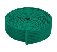 PLIGREAT Taekwondo Ranking Belt, 7.87ftx1.57inch Polyester Karate Judo Belt Martial Arts Ranking Judo Belts for Adults Kids Coach Teaching, Green