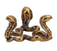 PLIGREAT Vintage Crystal Ball Holder Gold Snake Shaped Crystal Sphere Stand Sphere Display Holder Base for Crystal Gemstone Mineral Agate Globe Balls, 5x2.8cm