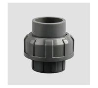 PLiLiEI 1pc PVC Union Connector for Irrigation and Aquariums - 20mm to 50mm Diameter - Durable Blue Plastic Pipe Joint(Silver,40mm)