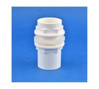 PLiLiEI 1pc Thickened White PVC Pipe Fittings for Aquarium and Garden Drainage - 20mm to 50mm Sizes(40mm)