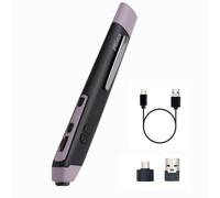 Plima Patent, Intuitive Pen-tip Press-Down Function Equivalent to The Left Mouse Button,Pocket Ergonomic Dual Mode 2.4+BT Pen Mouse 2.0 Vertical Mice, Support Windows, Android,Linux, Mac OS(Purple)