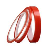 Plimbin Double Sided Tape (3mm, 6mm, 9mm) Clear Double Sided Tape for Crafting, Super Strong Sticky Self-Adhesive Tape, Heat-Resistant Tape - Clear