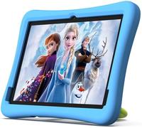 plimpton 2025 Upgraded Kids Tablet, 10 Inch Android 14 Tablet for Kids with Case Included, Octa-Core, Google Kids Space, Parental Control, 4GB+64GB, WiFi, BT5.3, YouTube, Great Gift for Toddler