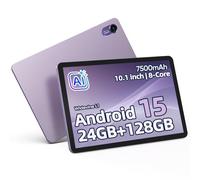 Plimpton Android 15 Tablet 10 inch 2025 24GB RAM (8+16) 128GB 7500mAh Long Life Battery 8 Core CPU with AI Powered Gesture Control, Dual Camera WiFi 6 Bluetooth 5.3 for