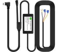 Plinader Type-C Hardwire Kit for 3 Channel Mirror Dash Cams, DC 5V 3A Car Dash Step-Down Cable, Includes Fuse Taps and Installation Tools-11ft