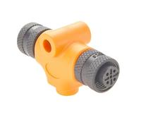 Plinkwirekb NMEA 2000 N2k T Connector M12 Micro-Change Gender Changer IP67 M12 5Pin A Code Female to Female Coupler Marine Boat Drop T Splitter for CAN Bus CANOpen Devicenet