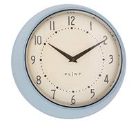 Plint Retro Wall Clock, Kitchen Clock, Danish Design, Ice Blue, Ø 23 cm x 7 cm