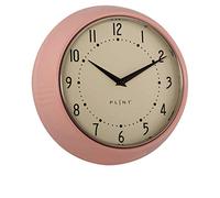Plint Retro Wall Clock Pink