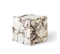 Plinth Coffee Table Cubic Calacatta Viola Marble