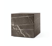 Plinth Coffee Table Cubic Gray Kendzo Marble