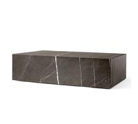 Plinth Coffee Table Low Gray Kendzo Marble