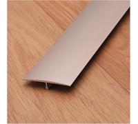 Plinth Sealing Strip Self-Adhesive T-Mold for Door Threshold and Joining Flooring Gaps, Flat Divider Strip for Laminate Planks and Tile