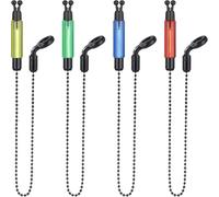 Plipdhy 3 Pcs Carp Fishing Bobbins - Bite Alarms Illuminated Indicators - Swingers Tackle Accessories for Night Fishing - Portable Hangers Alerter