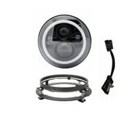 PLIQVBN Front Headlight Motorcycle Light 7 Inch Motor LED Headlight with 4.5 Fog Lamps For Davidson For Electra Glide For Softail For Fat Boy