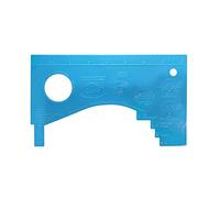 PLIS Dungeness Crab Gauge Measure Multi Shrimp Clam Measuring Tool for Oregon, Washington and California (Blue)