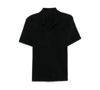 Plissé Polo - male - Issey Miyake - Polo Shirts - Black - M - Tops M