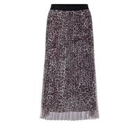 Plissee-Rock mit Leo Print - female - Marc Cain - Midi Skirts - Multicolor - S - Skirts S