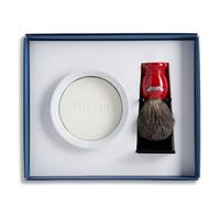 Plisson - Russian Grey Essential Shaving Brush Starter Set - Size 12 - Ferrari Red