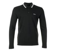 Plisy Long Sleeve Polo Shirt 001 Black, XL