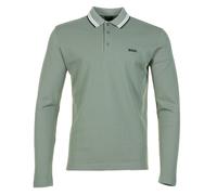 Plisy Long Sleeve Polo Shirt 359 Open Green, XXL