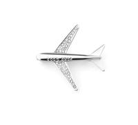 PLITI Airplane Brooch Pins Pilot Gifts Airplane Traveler Gift Flight Attendant Thank You Gift Stewardess Flight Crew Gifts (Airplane PinU)