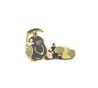 PLITI Anime Inspired Gift Japan Animes Lover Gift Kawaii Anime Brooch Pin For Fans, M, Stainless Steel, no gemstone