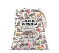 PLITI Anteater Lover Gift Always Be Yourself Unless You Can Be A Anteater Tote Bag For Wildlife Animal Lover (Always Anteater TG)