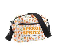 PLITI Aperol Spritz Gift Cocktail Lover Gift Aperol Spritz Is Always A Good Idea Crossbody Bag Cocktail Party Supplies Gifts (Aperol Spritz CBU)