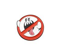 PLITI Boo Ghost Brooch Pin Spooky Ghost Gift Game Players Lover Gift Video Game Gifts 80s Nostalgia Gaming Fans Gifts, M, Stainless Steel, no gemstone