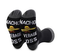 PLITI Boss Socks Boss Appreciation Gift Nacho Average Boss Socks For Best Boss Ever Gift Leader Gift Boss Retirement Gift (Nacho Boss SocksU)