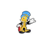 PLITI Cartoon Cricket Brooch Pin Cricket Fans Gift Cartoon Character Inspired Gift For Fairy Tales Lover, M, Stainless Steel, no gemstone