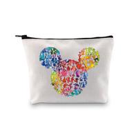 PLITI Cartoon Mouse Cute Mouse Themed Gifts Cosmetic Bag Fairy Tales Merchandise Vacation Trip Gift Magic Kingdom Gift (Cartoon Mouse bagU)