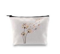 PLITI Chihuahua Gifts for Chihuahua Lovers Chihuahua Mom Gift Chihuahua Flower Fly Dandelion Chihuahua Funny Dog Makeup Bag (Dandelion Chihuahua bagU)