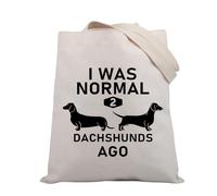 PLITI Dachshund Tote Bag - Dachshund Lover Gift - Wiener Dog Mom Gift