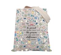 PLITI Dentist Gifts Dental Hygienist Gift Dental Assistant Appreciation Gifts May You Be Proud Of The Work You Do Tote Bag (Be proud dentist TGU)
