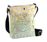 PLITI Fairy Tale Gift Fairy Pixie Fans Gift All You Need Is Faith Trust And A Little Pixie Dust Cartoon Lover Crossbody Bag (Faith dust CbagU)