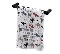 PLITI Fourth Wing Gift Dragon Rider Fans Gift You're Really A Violent Little Thing Fourth Kitchen Towel Dragon Lover Gift (Violent Little TWU)