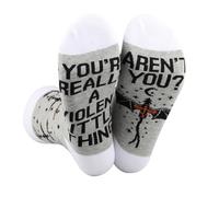 PLITI Fourth Wing Socks Dragon Rider Gift You're Really A Violent Little Thing Fourth Wing Inspired Gift Romance Reader Gift (UK, Alpha, One Size, Regular, Regular, violent little SocksU)