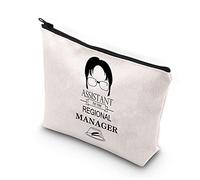 PLITI Funny Office TV Show Fans Gift Assistant to The Regional Manager Office Lover Cosmetic Makeup Bag(Assistant to Manager U)