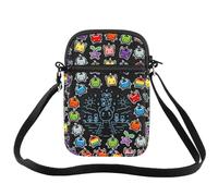 PLITI Gaming Crossbody Bag Video Game Lover Gift Junimo Forest Spirit Gift Stardew Game Inspired Gift Cozy Gamer Merchandise (Stardew Gaming CGblU)